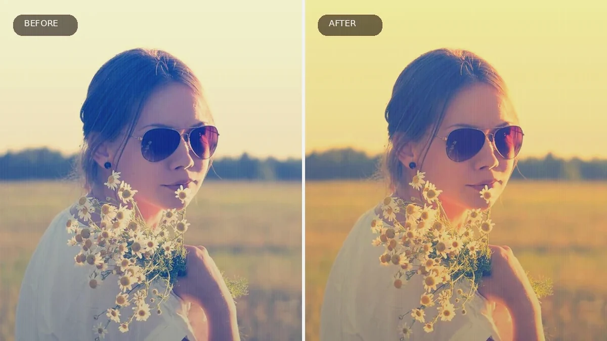 Bhojpuri Creator Effect 19 before and after comparison