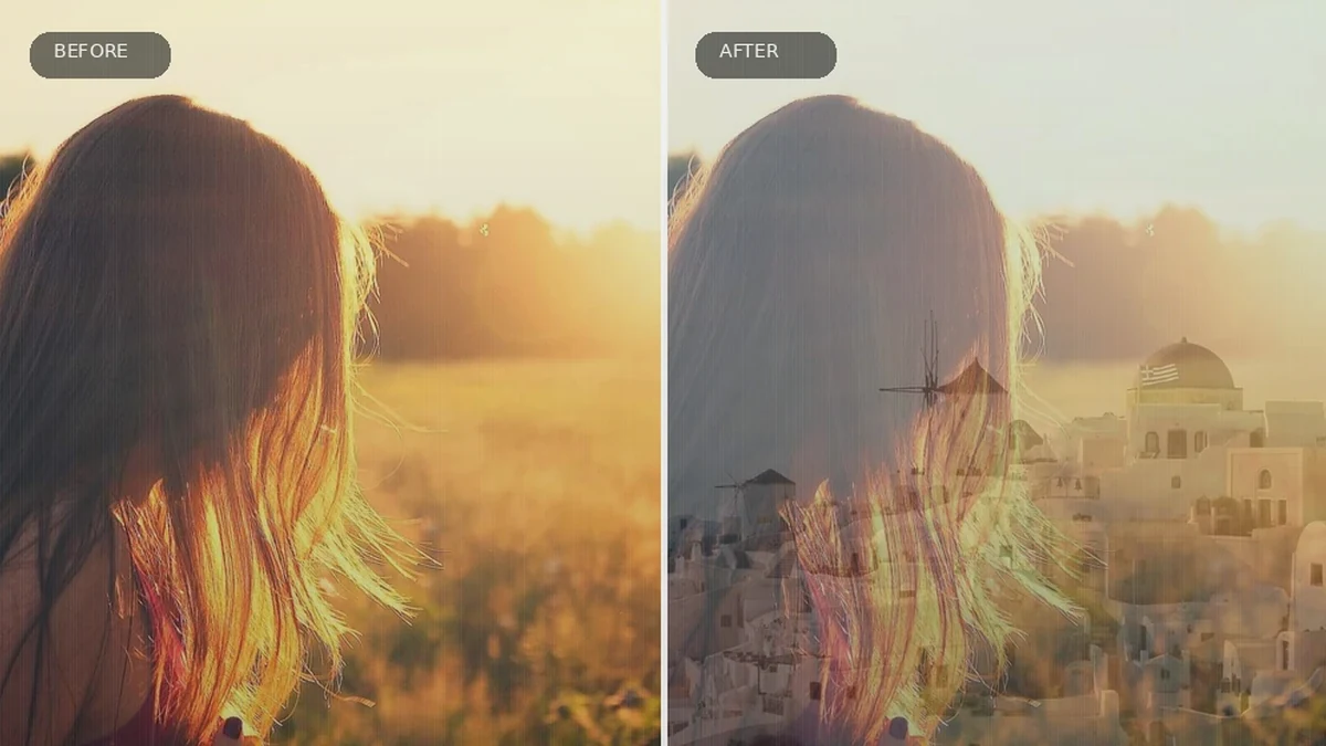 Cinematic Creator Effect 21 before and after comparison