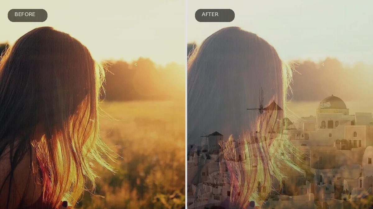 Horror Creator Effect 16 before and after comparison