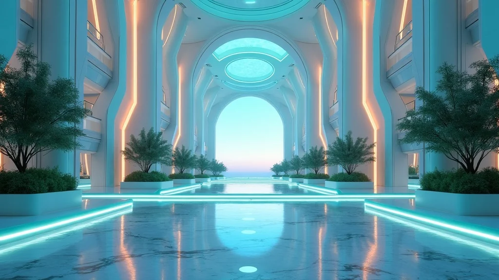 Architectural Dreamscape fal.ai generated sample
