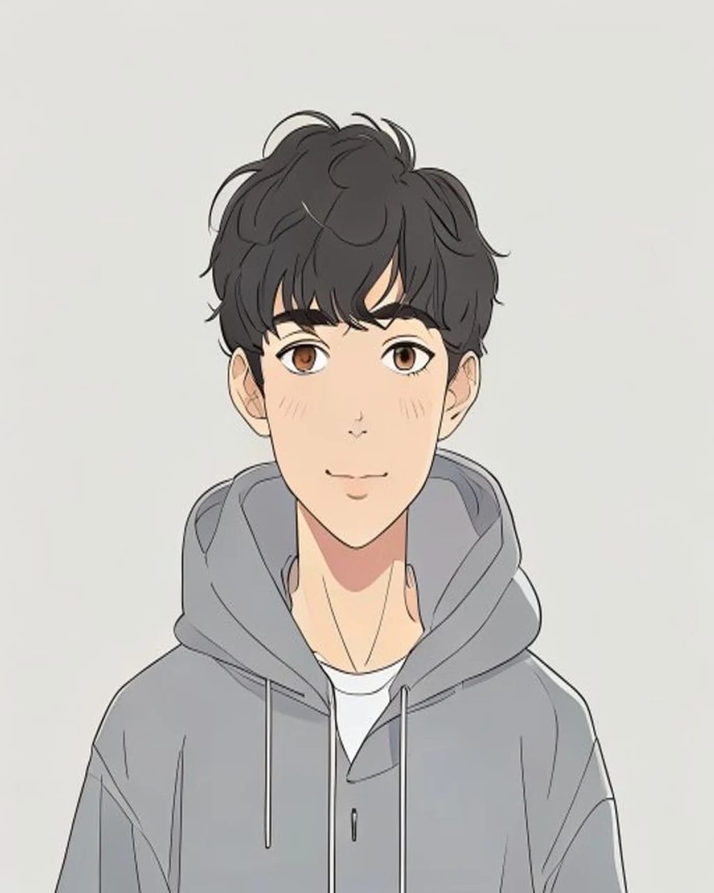 AI-generated case image for Minimal anime profile picture